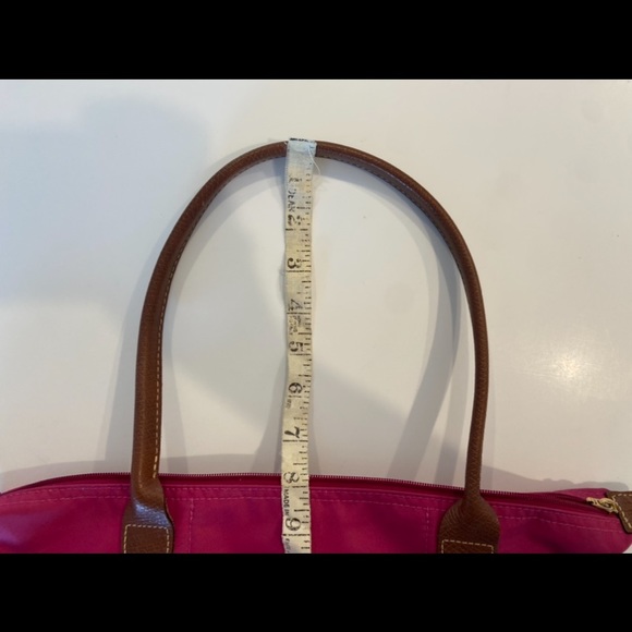 AUTHENTIC Pink Longchamp Le Pliage Small Shoulder Bag Excellent Condition - Picture 12 of 16